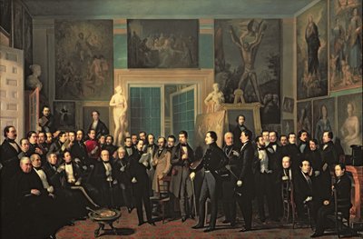 La riunione dei poeti, 1846 da Antonio María Esquivel